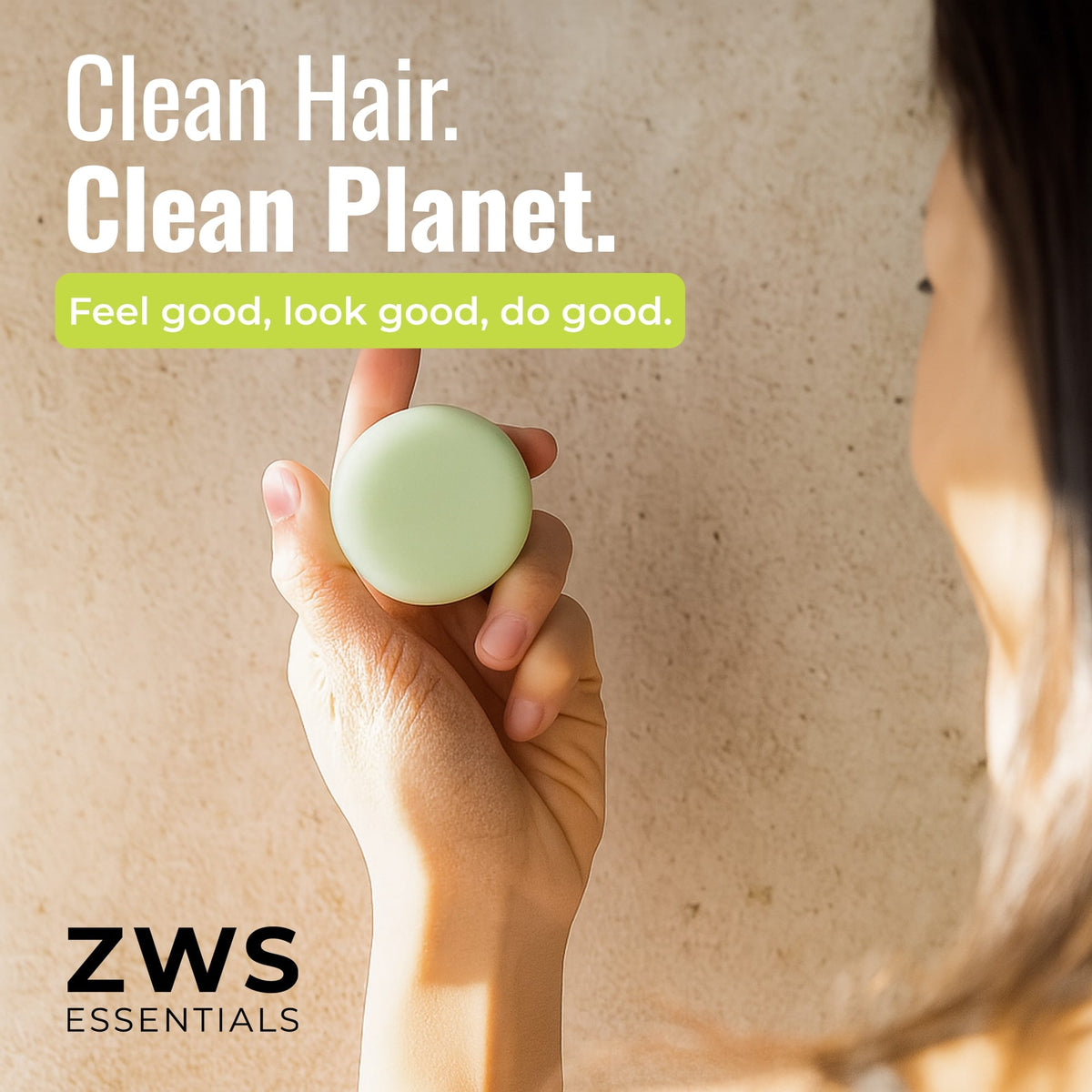 Plastic-free shampoo and conditioner bar duo with Maui Melon scent, eco-friendly hair care set from ZeroWasteStore.com
