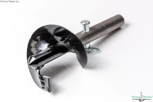 Heavy-duty auger replacement tip for Power Planter Augers, durable metal accessory for efficient soil drilling and planting tasks.
