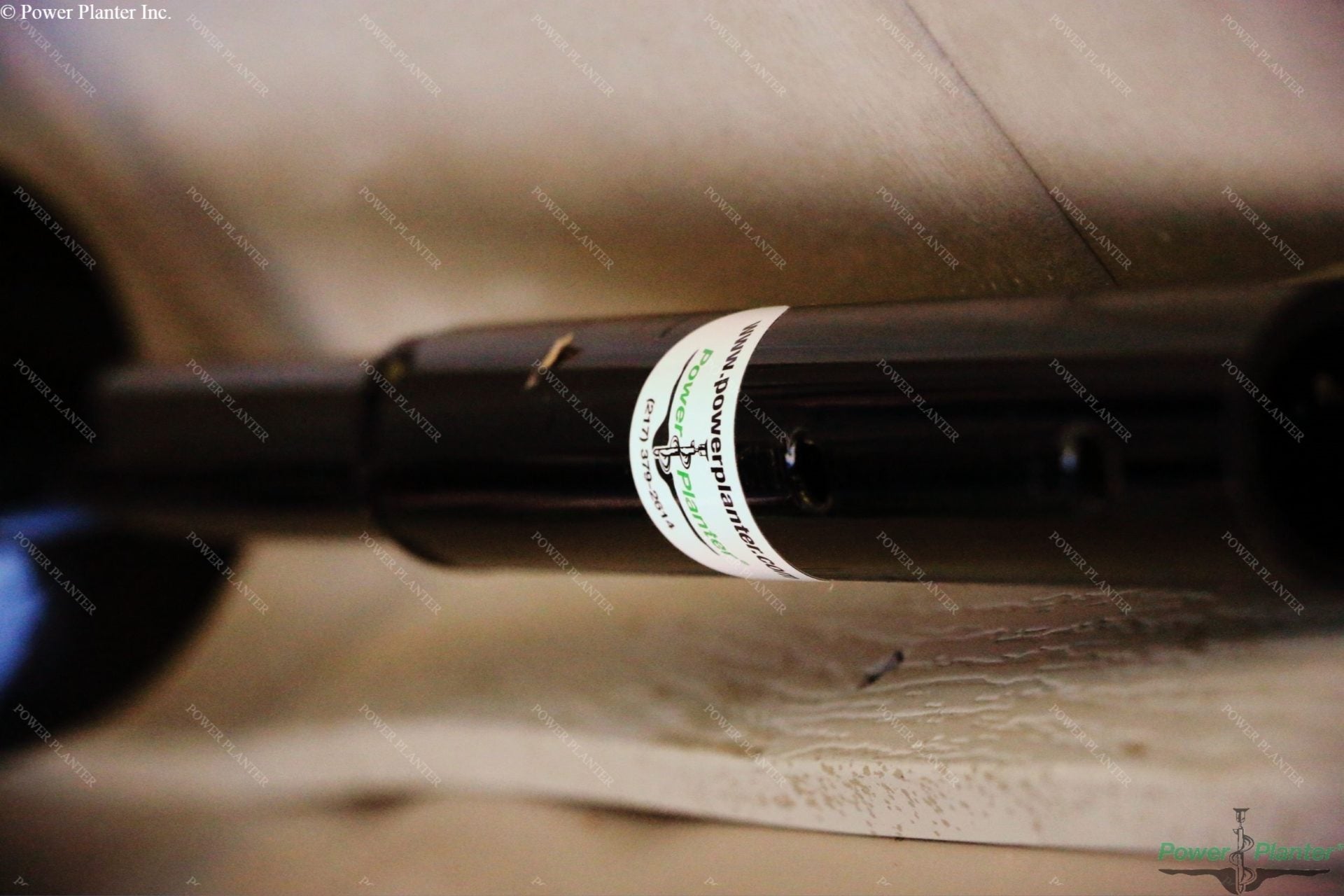 Heavy duty Power Planter Auger for bulbs and root quencher installation, 4-inch diameter, 28-inch length.