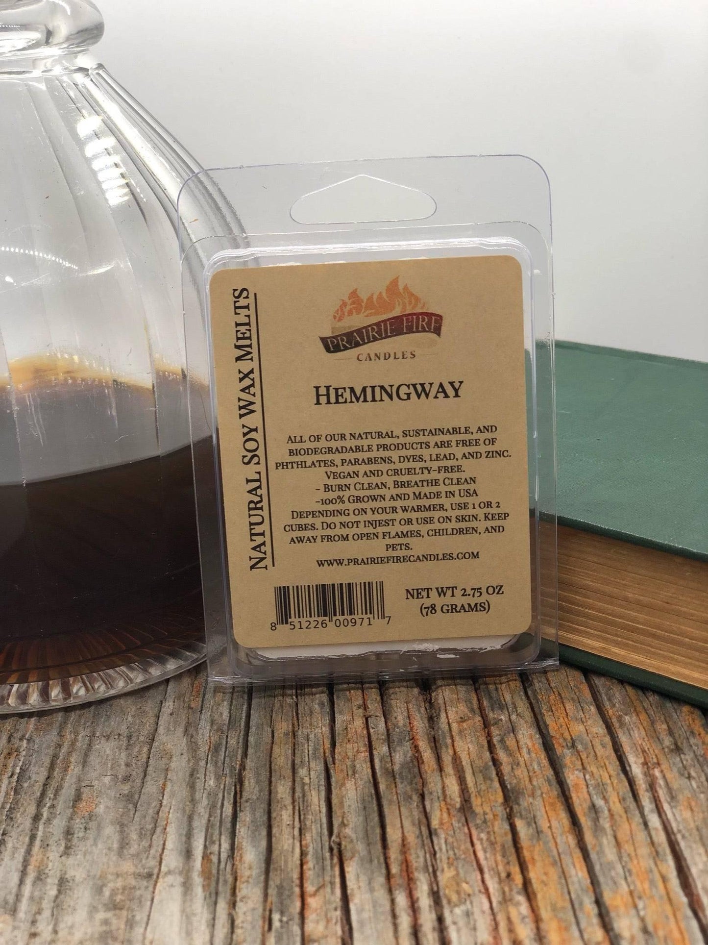 Soy wax melts and wax cubes from Prairie Fire Tallow featuring lavender, wickless candles, small batch, vegan, and natural fragrance.
