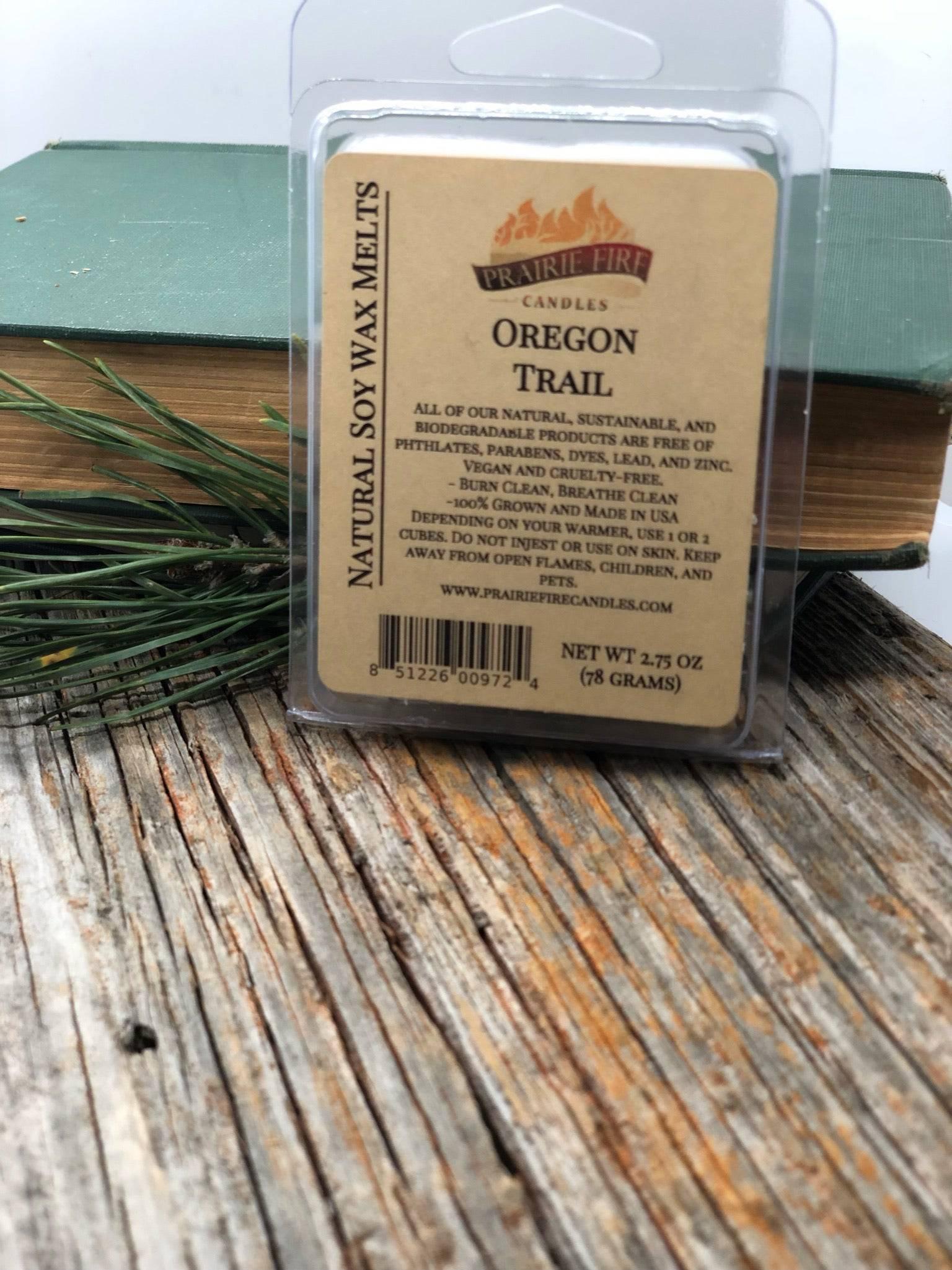 Vegan soy wax melts by Prairie Fire Tallow, lavender-scented wax cubes for wickless candles, small batch and eco-friendly