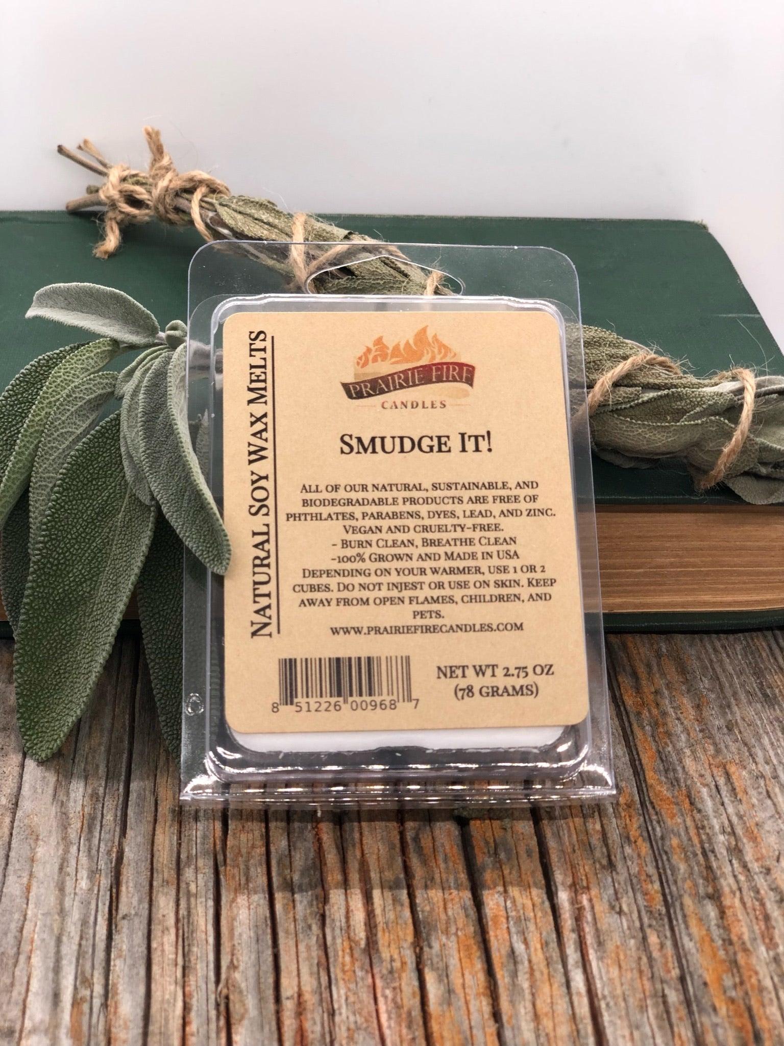 Prairie Fire Tallow soy wax melts and wax cubes with lavender, wickless candles, small batch, vegan, natural home fragrance.