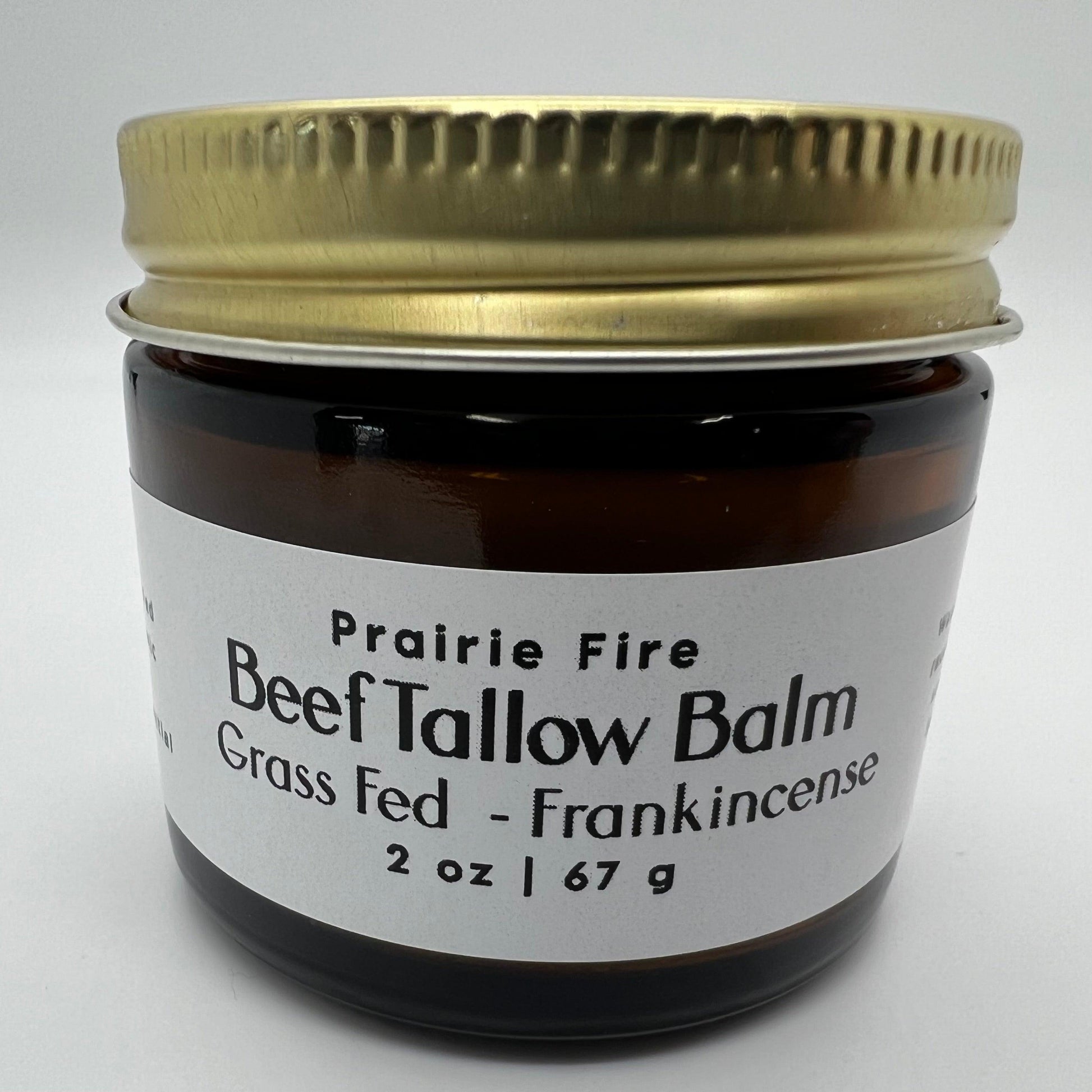 Prairie Fire Tallow Beef Tallow Balm 2 oz moisturizer made with organic grass-fed tallow, ideal for moisturizing skin.