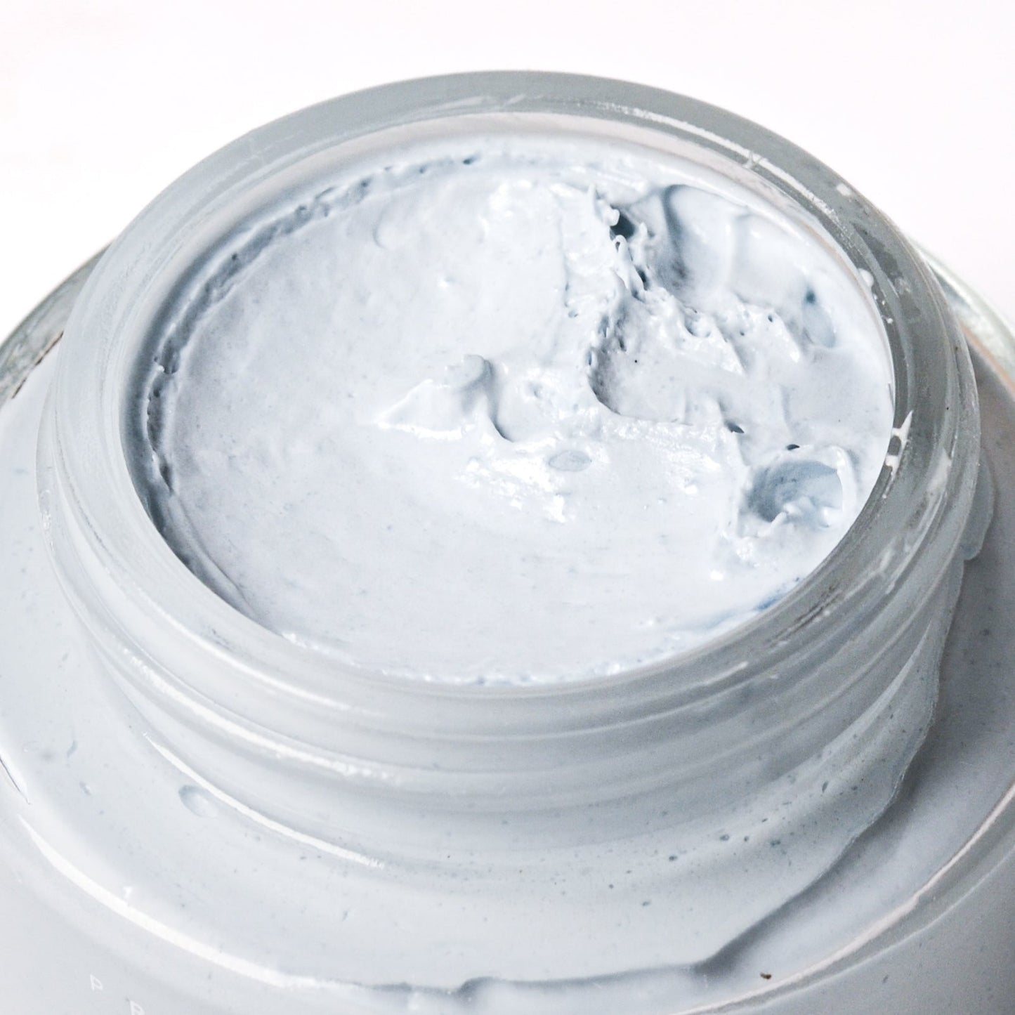 Blue Beauty Cream soothing tallow face cream by Pretty Farm Girl, showing a jar of hydrating, calming skincare for the face.
