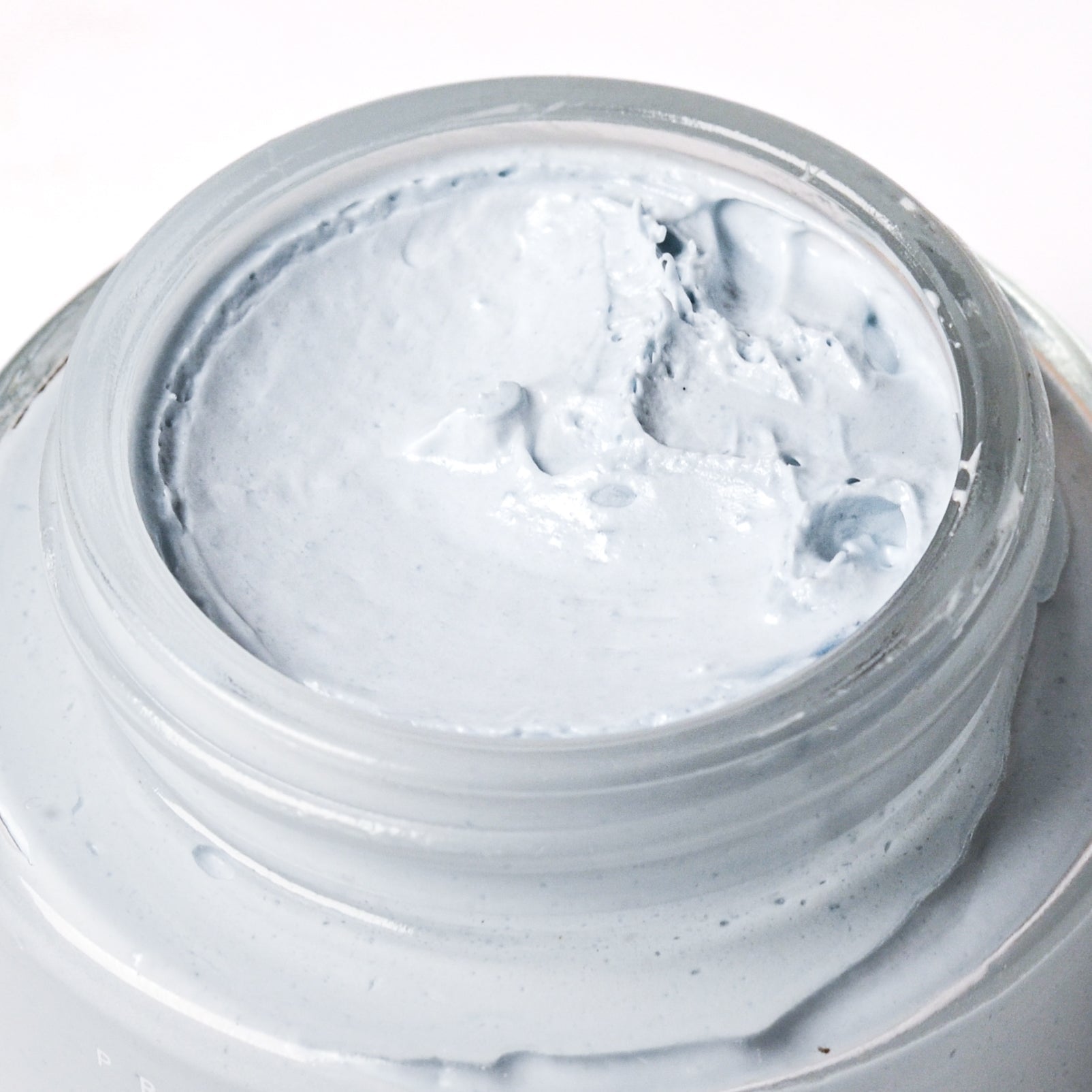 Blue Beauty Cream soothing tallow face cream by Pretty Farm Girl, showing a jar of hydrating, calming skincare for the face.