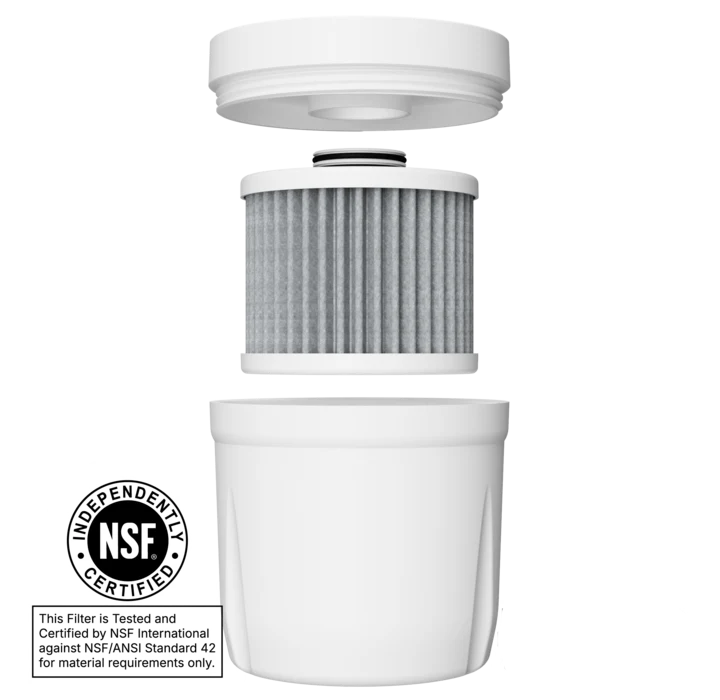 Pure XP Replacement Filter by Epic Water Filters USA, showing the compact filter design for clean drinking water.