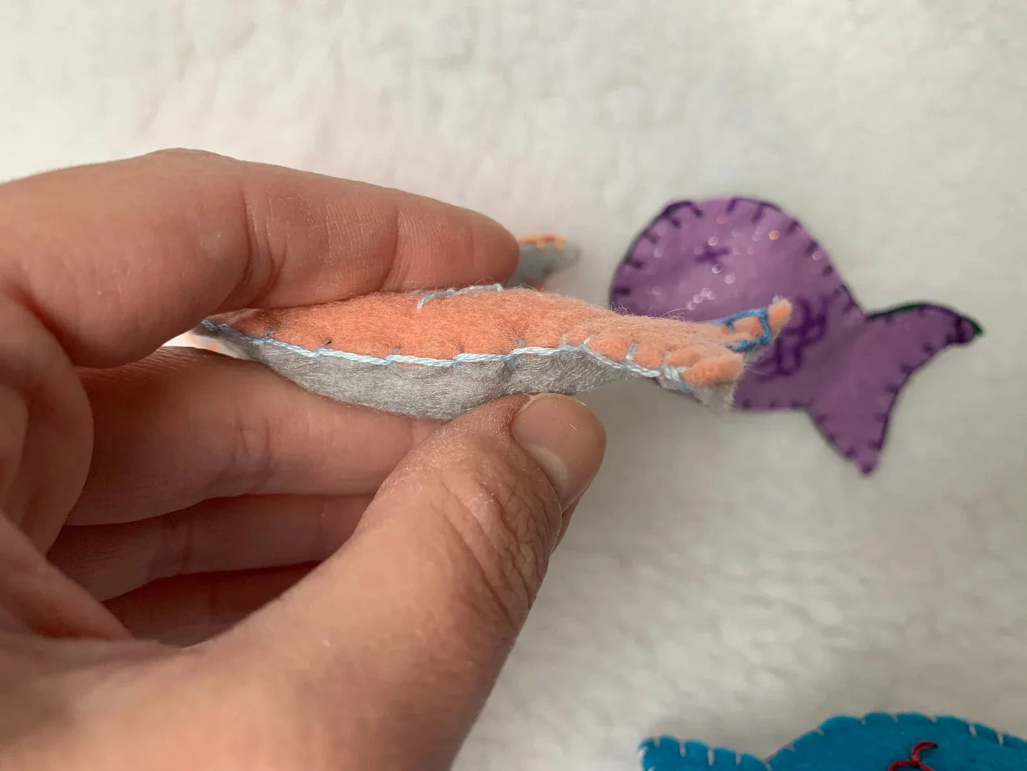 ReNewedPet Organic Cat-Nip Fish Cat Toy from FUN STUFF! soft plush toy with organic catnip for cats to play and cuddle with.