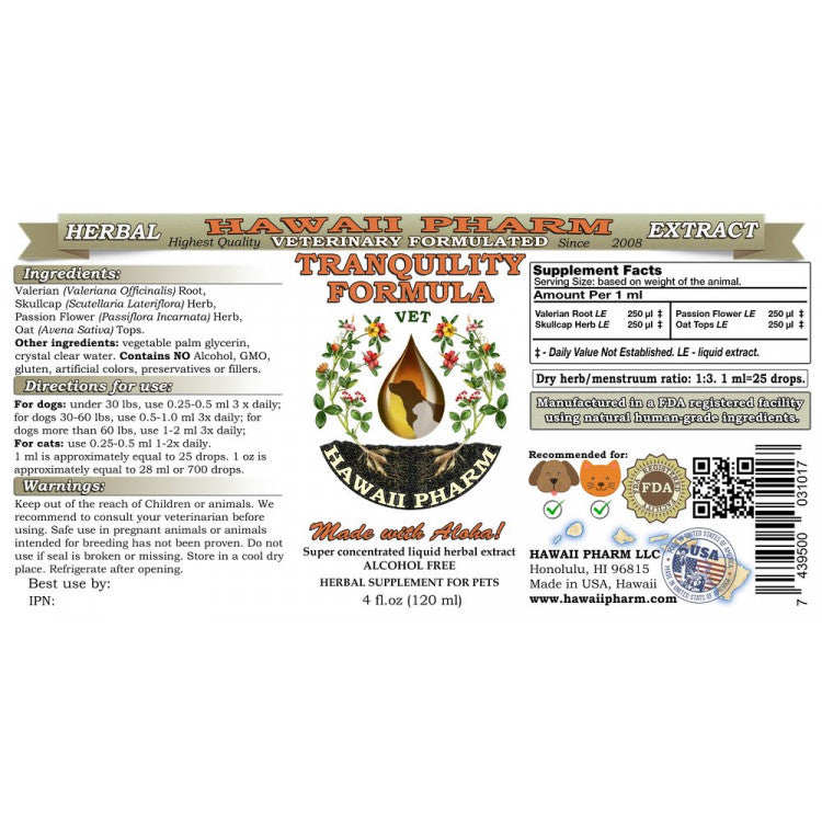 ReNewedPet Nervous System Support calming remedy in a 2oz bottle, promotes relaxation and tranquility for pets.