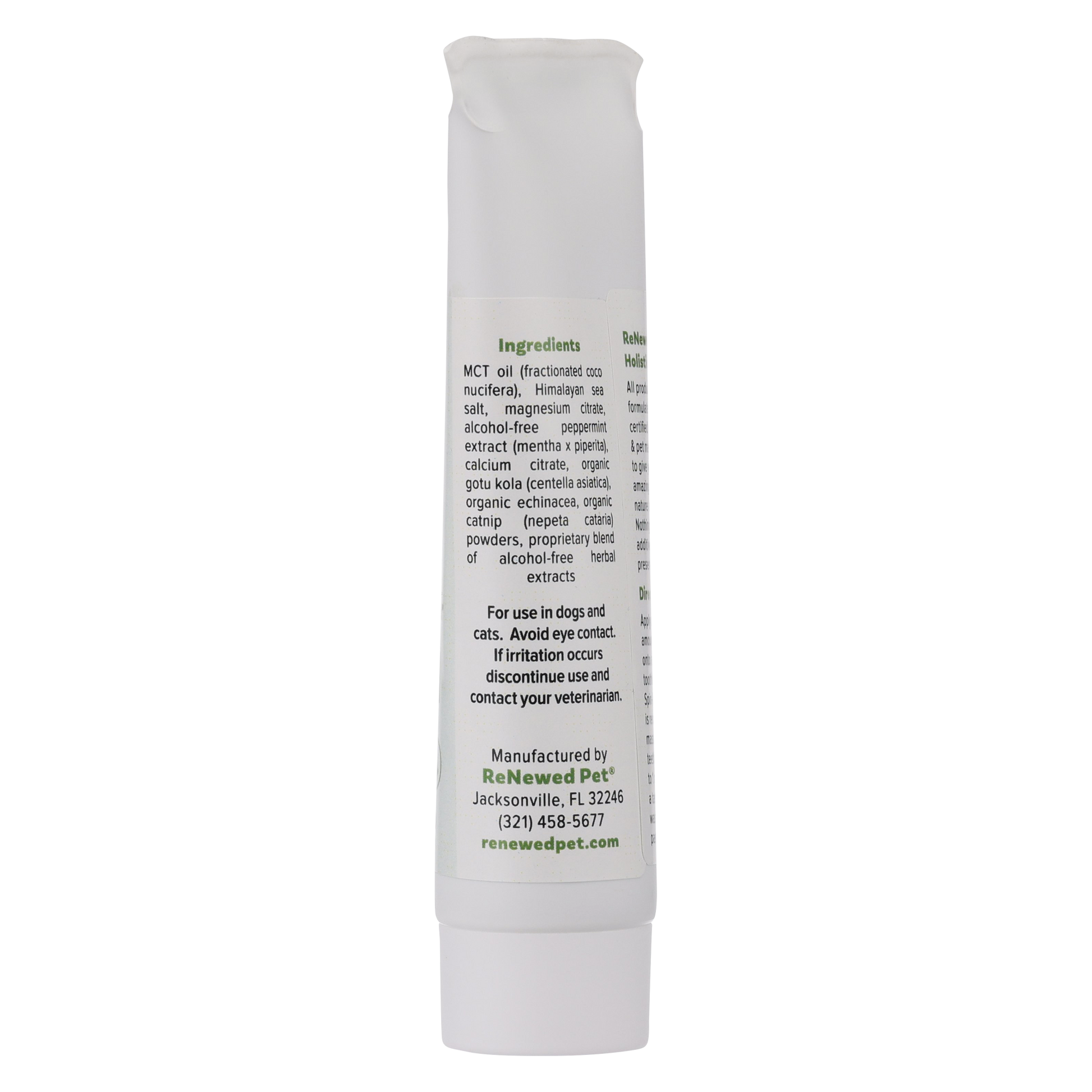 ReNewedPet 4-in-1 pet toothpaste and gum cleanser with cheese flavor, designed for dog dental grooming and oral health.