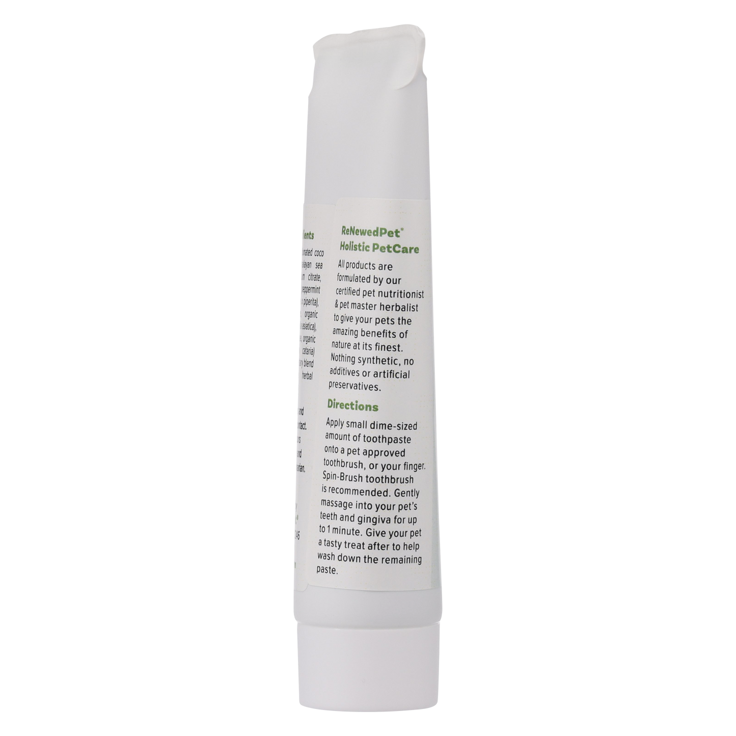 ReNewedPet 4-pack pet toothpaste and gum cleanser for dogs, cheese flavor, natural pet grooming for oral health.