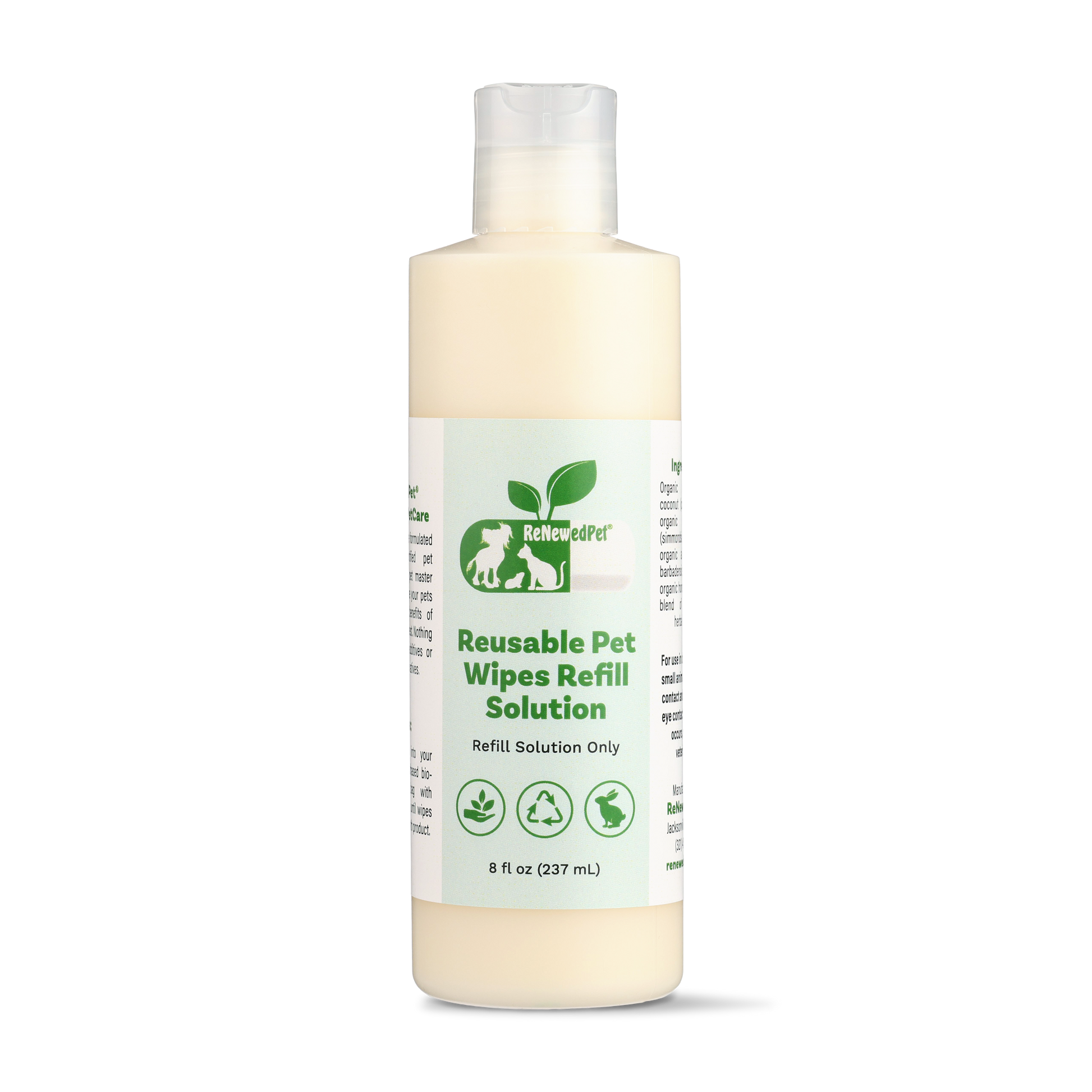 Reusable pet wipes for all pets by ReNewedPet, soft and eco-friendly grooming cloths for cleaning pets.