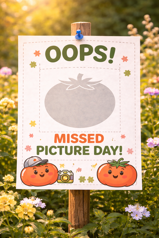 Siletz Tomato Seeds seed pack from Seeds 'n Such, featuring colorful illustrations of ripe tomatoes on the front.