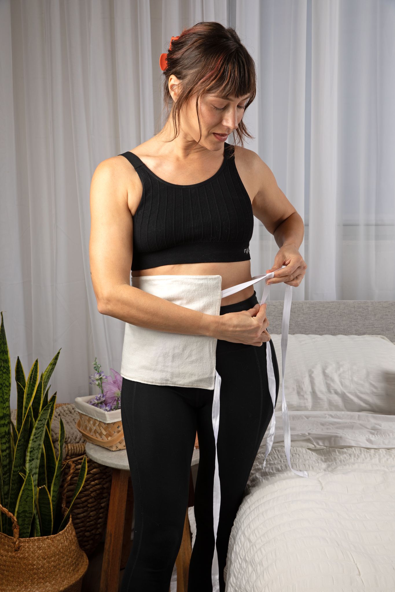 Large castor oil wrap by Roots and Leaves LLC for liver, pelvic, and stomach area, 100% organic and handmade in the USA.