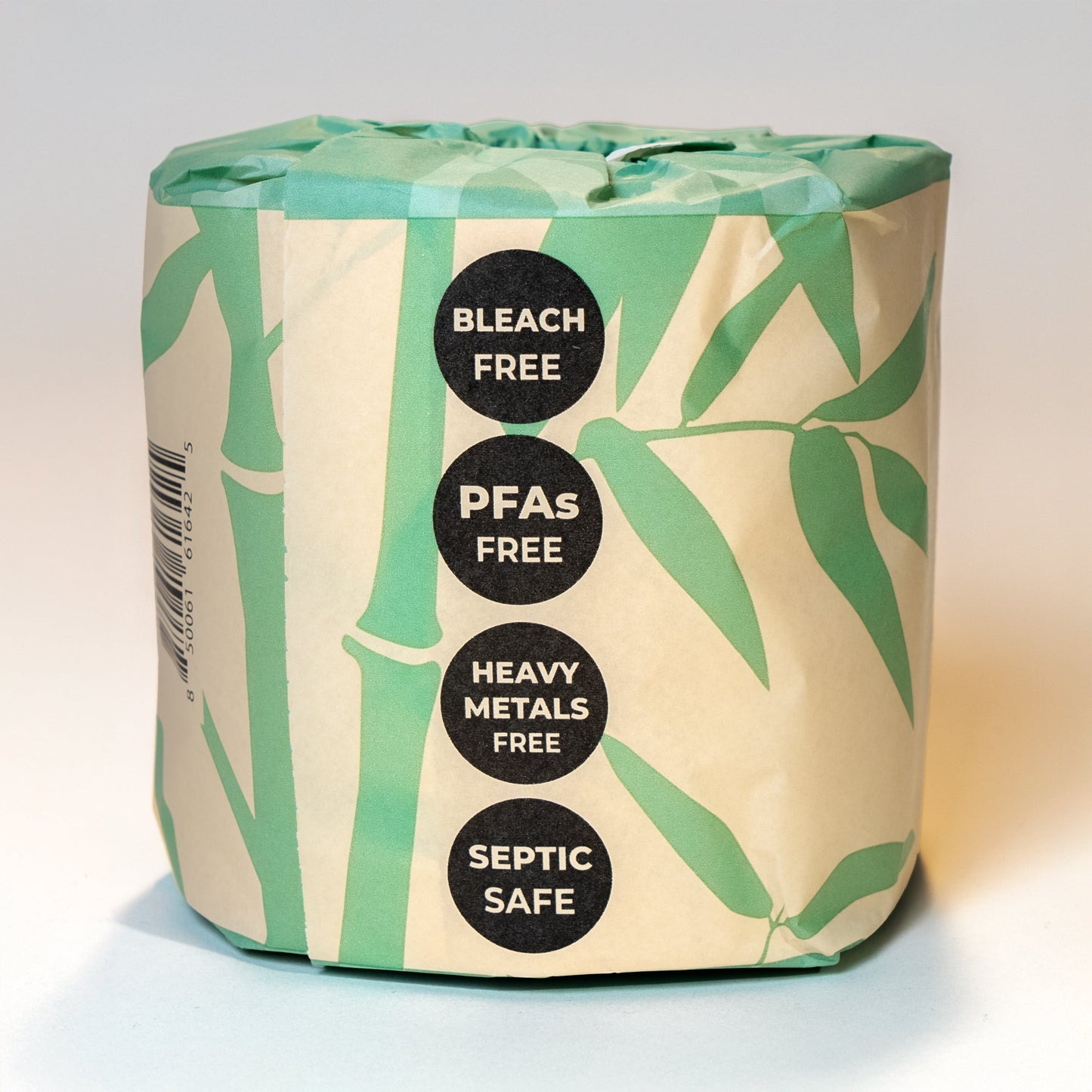 Rustic Strength Panda Eco Paper bamboo toilet paper, 24 rolls, eco-friendly home and garden essential with soft, sustainable bamboo fibers.