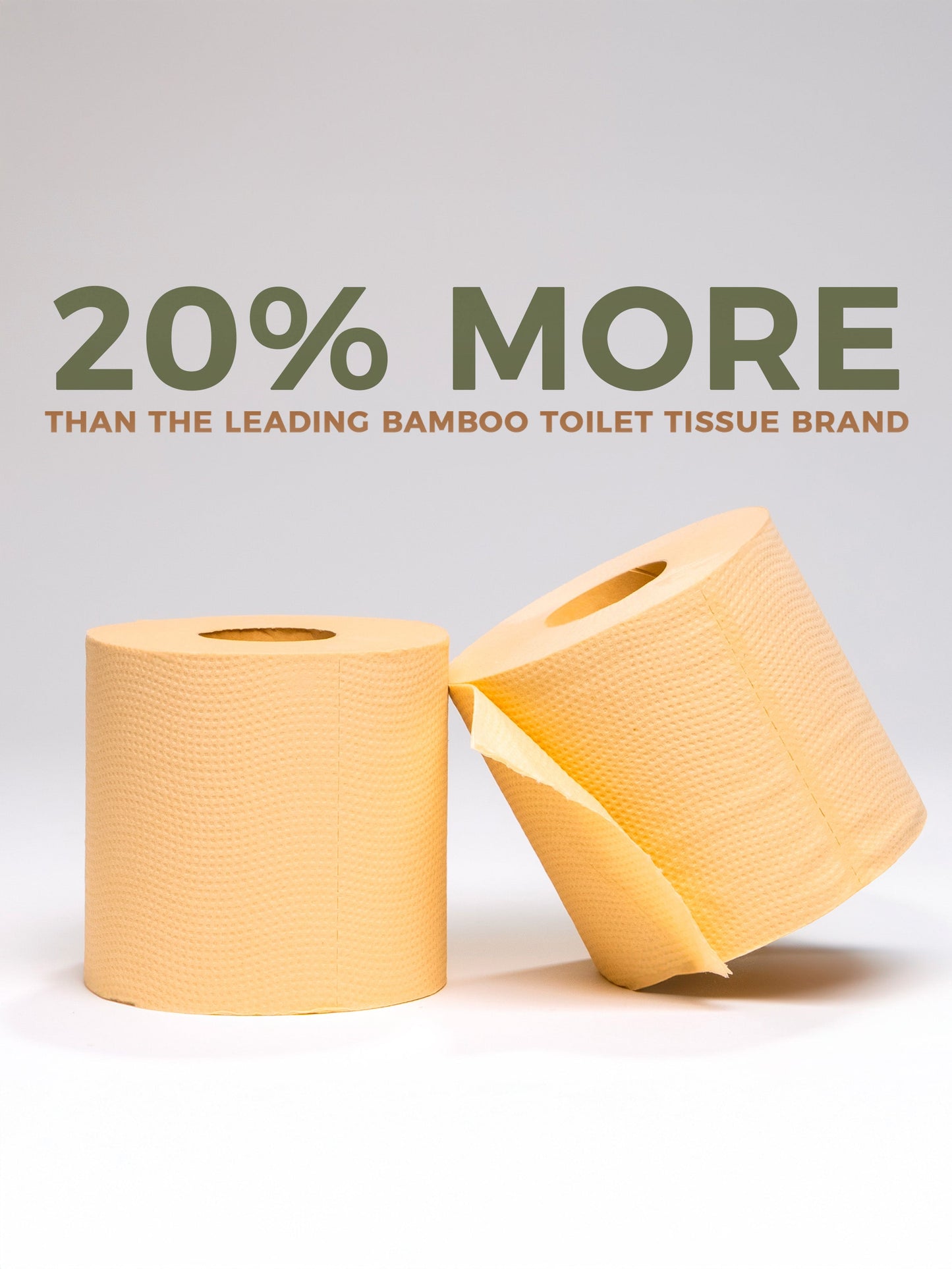 Rustic Strength Panda Eco Paper bamboo toilet paper sample, eco-friendly, soft, and sustainable bamboo toilet paper for home use.