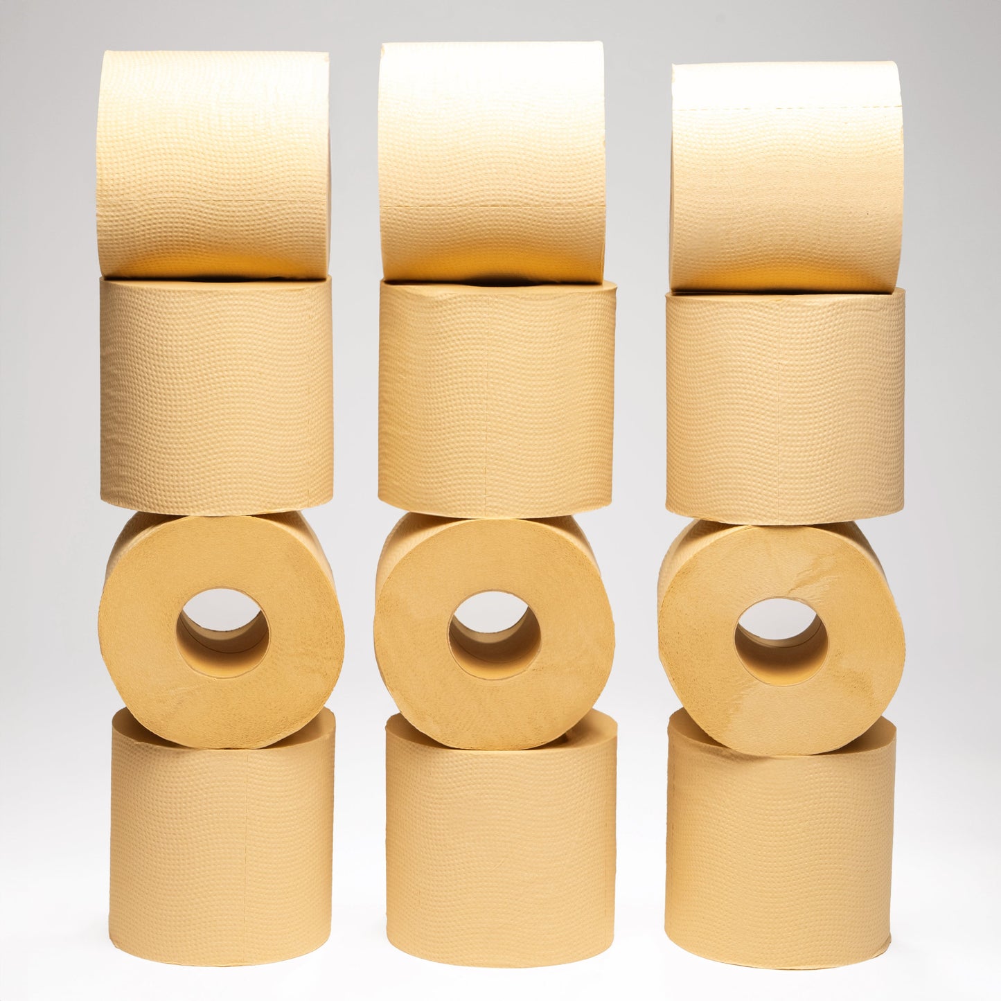 Rustic Strength Panda Eco Paper bamboo toilet paper sample, eco-friendly and soft, designed for sustainable bathroom use.