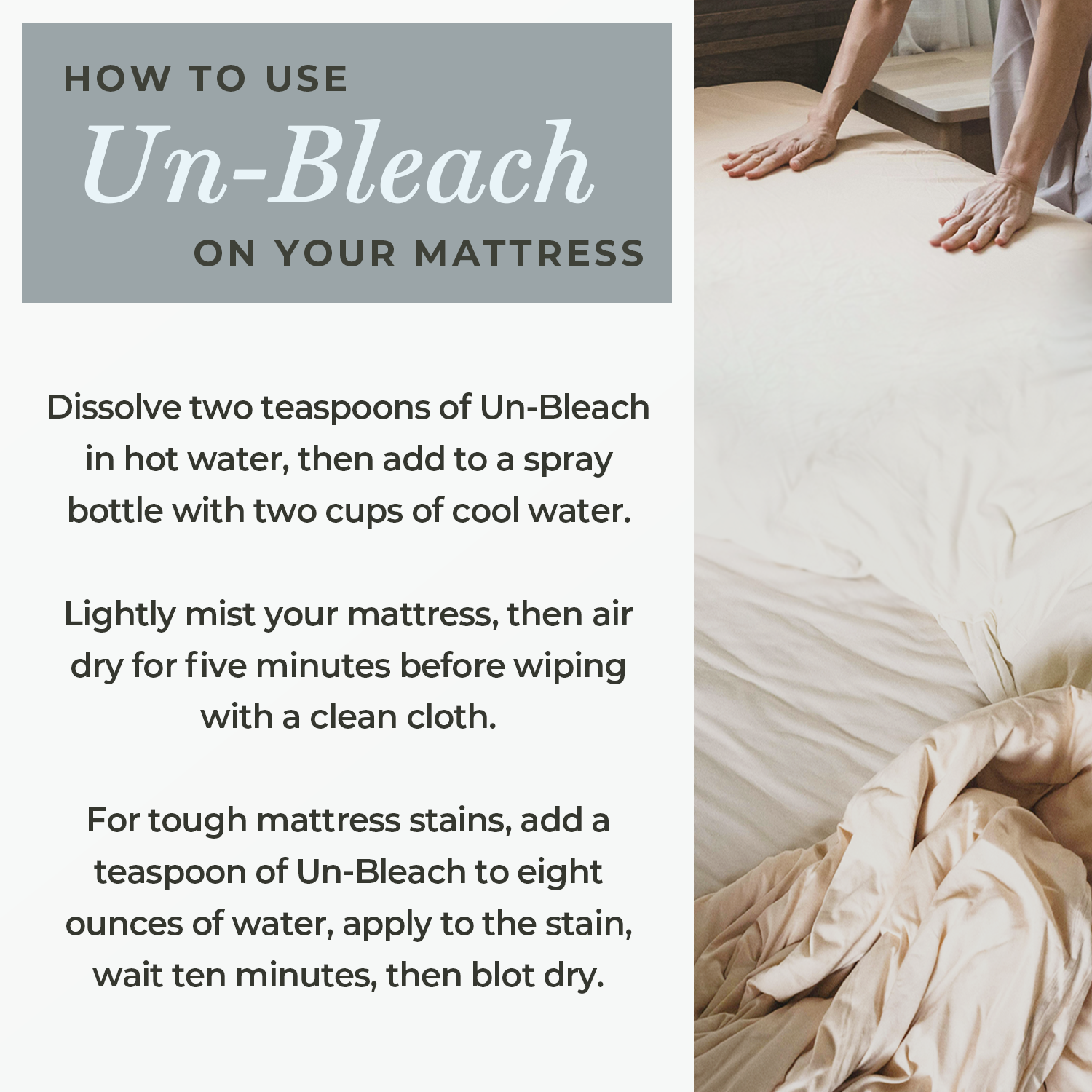 Rustic Strength Un-Bleach multi-purpose cleaner in a 2 lb container, ideal for household cleaning and stain removal.