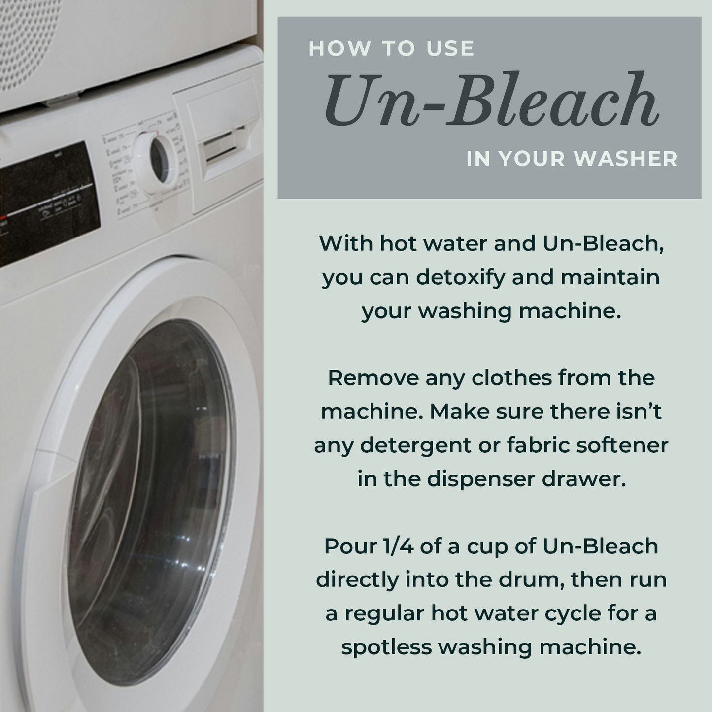 Rustic Strength Un-Bleach multi-purpose cleaner in a 2 lb container, designed for cleaning various surfaces effectively.