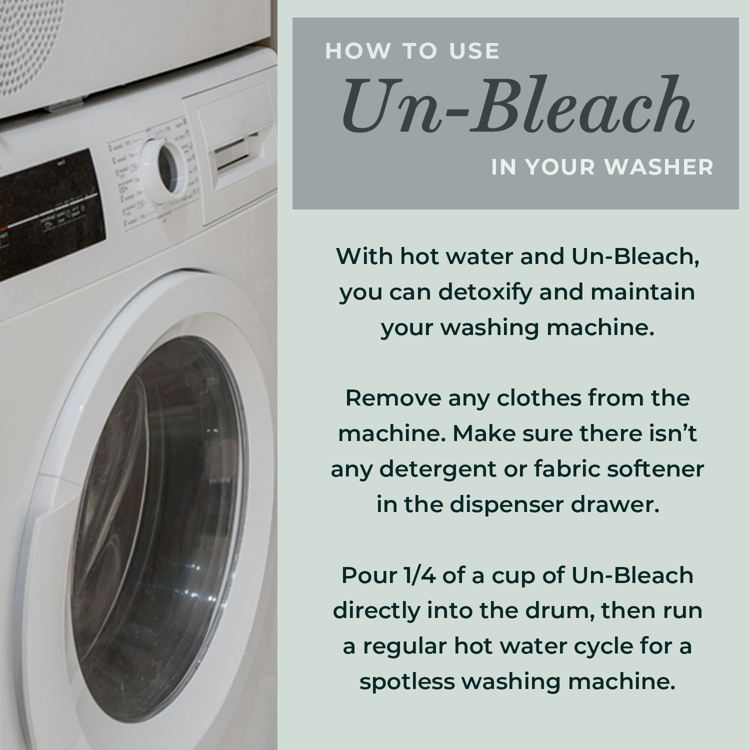 Rustic Strength Un-Bleach multi-purpose cleaner in a 2 lb container, designed for cleaning various surfaces effectively.