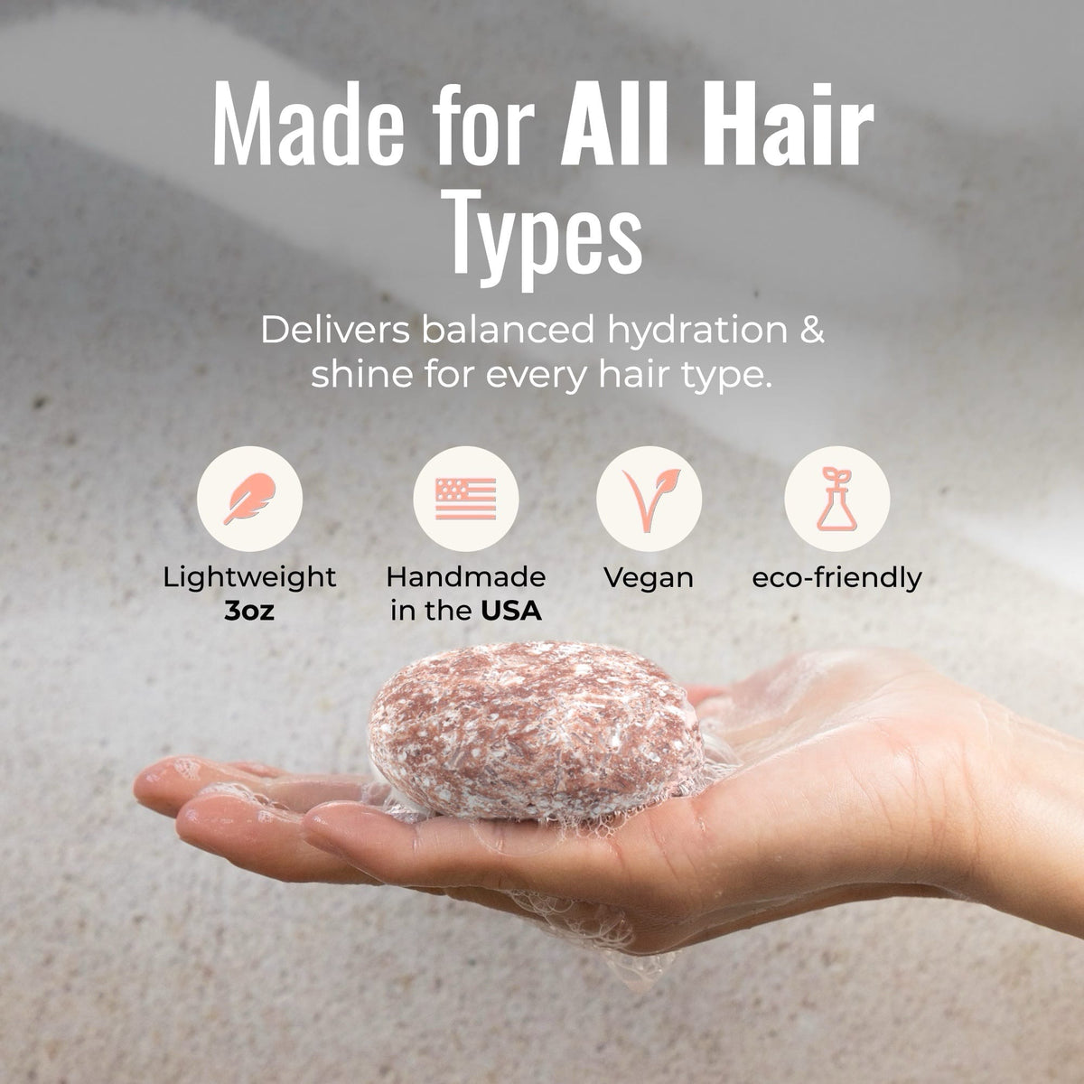 Seasonal Harvest shampoo bar by ZeroWasteStore.com, suitable for all hair types, featuring natural ingredients and eco-friendly packaging.