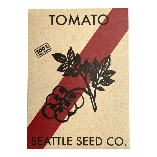 Fresh Sweetie Tomato from Seattle Seed Company, vibrant red vegetable with smooth skin, perfect for salads and cooking.
