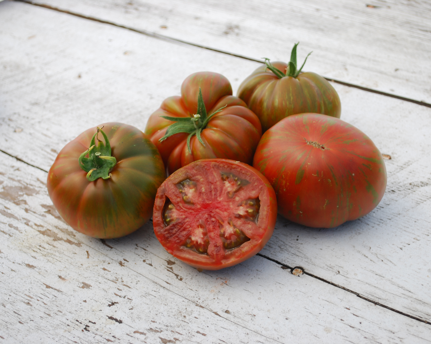 Packet of Seeds 'n Such Large Barred Boar Organic Tomato Seeds with 25-30 seeds in a clear packet.