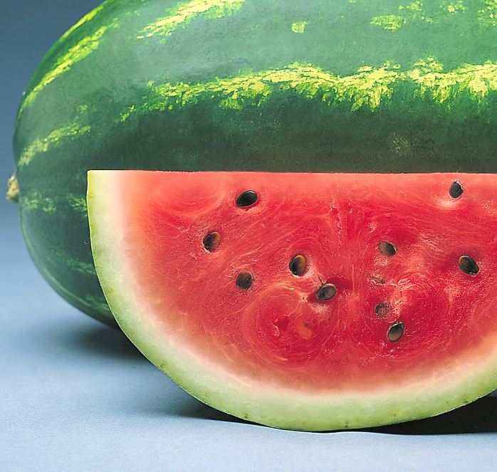 Packet of Sunsugar Watermelon Seeds from Seeds 'n Such showing 25 to 30 seeds in a colorful packet.