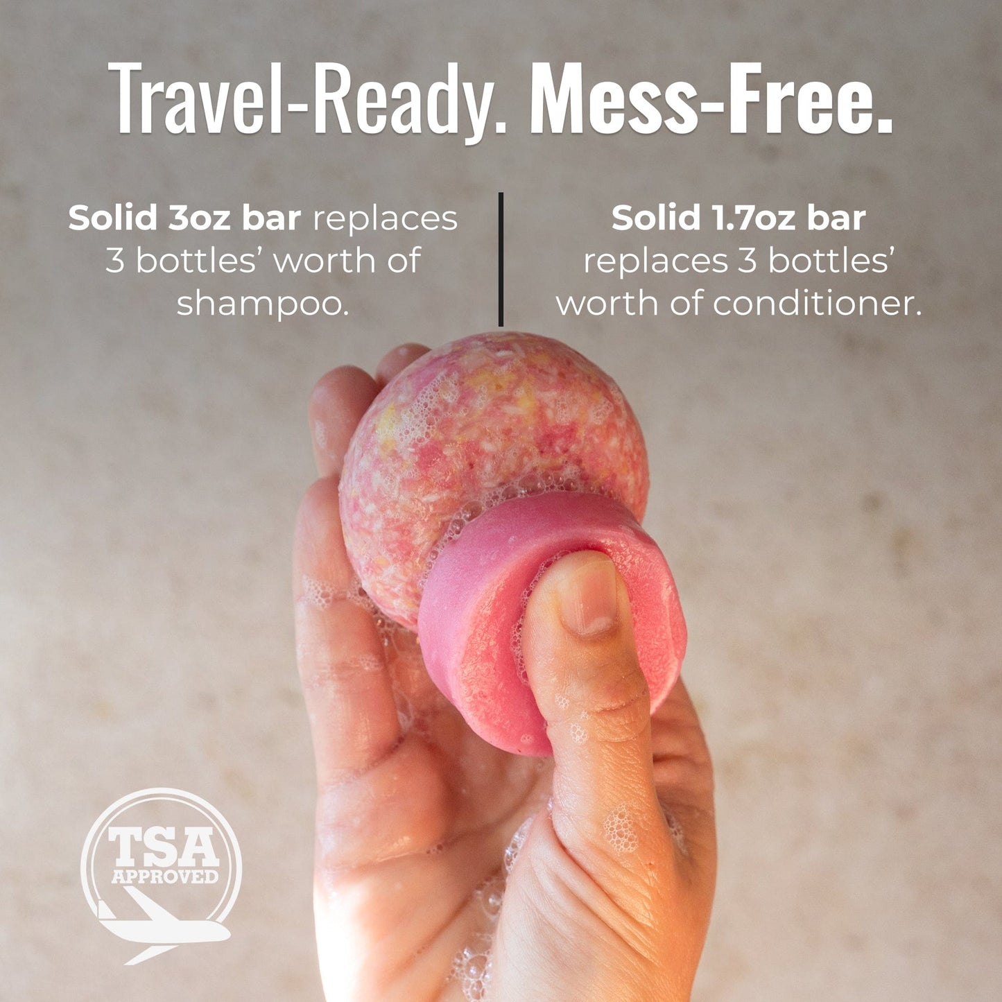 Sunkissed scent shampoo and conditioner bar duo from ZeroWasteStore.com, eco-friendly hair care set with natural packaging.