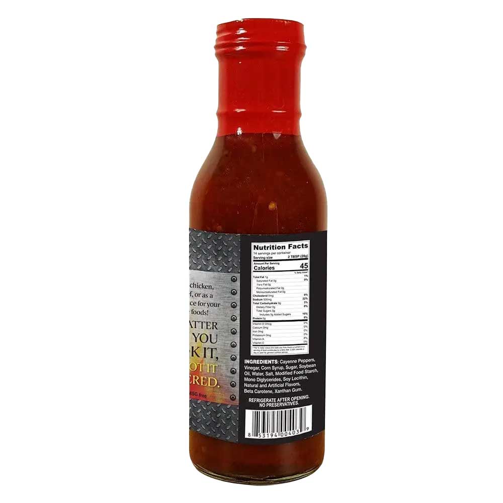 Sparky's Fire Wing with Dippin' Sauce in 14 oz container, featuring spicy chicken wings and creamy dipping sauce.