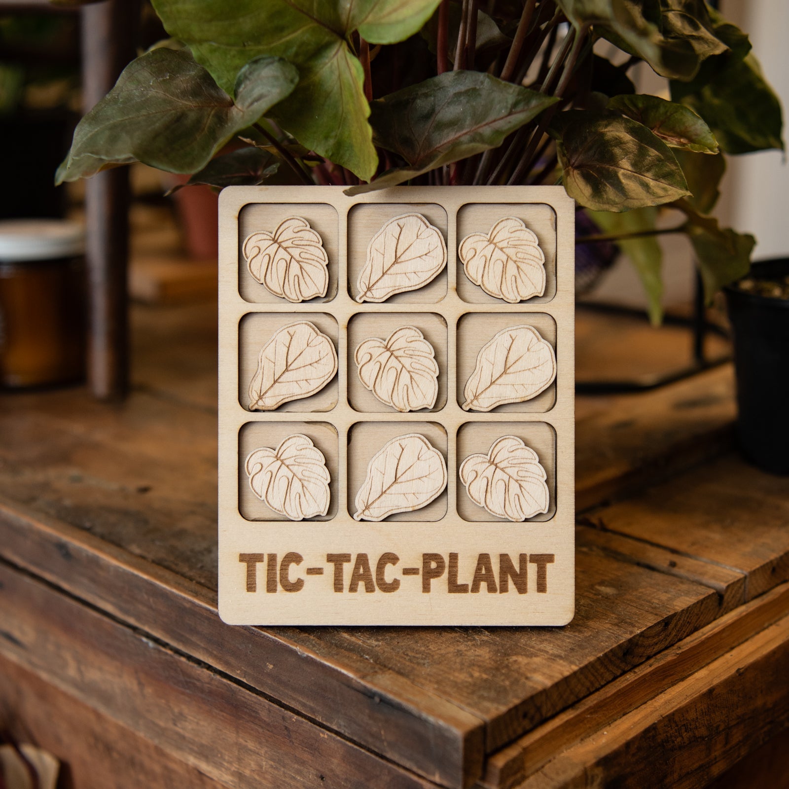 Still Magnolia Tic-Tac-Plant puzzle featuring colorful plant illustrations on a challenging jigsaw puzzle for nature and plant enthusiasts.