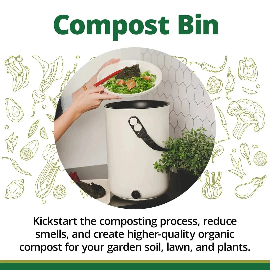 Teraganix Wholesale EM Premium Bokashi Bran in a 2 lb bag, organic composting starter for fermenting kitchen waste.
