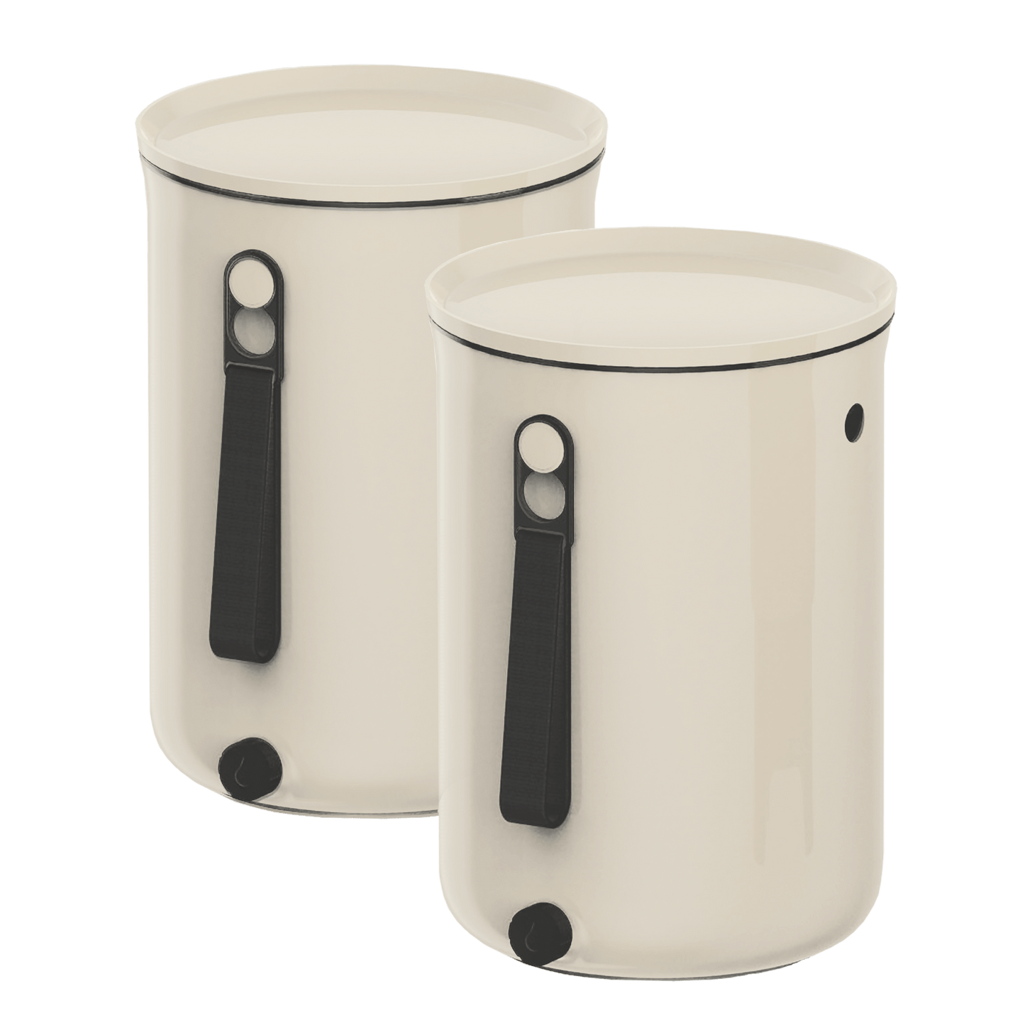 Teraganix Bokashi Kitchen Compost Bin, 2.5-gallon container with a 1-pound bag of Bokashi olive bran for composting.