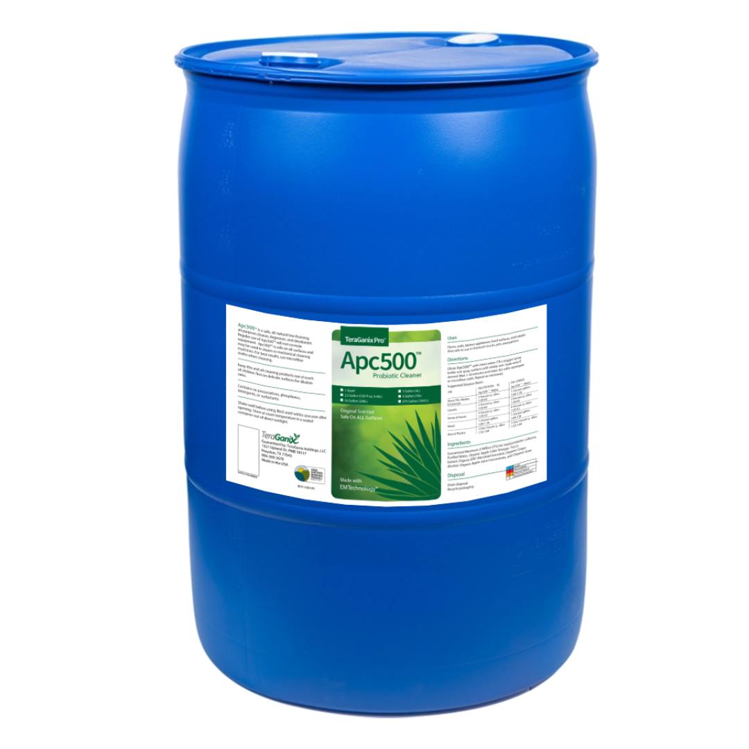 32 oz bottle of Teraganix APC500 nontoxic all-purpose cleaning product, household cleaning supplies for versatile cleaning tasks