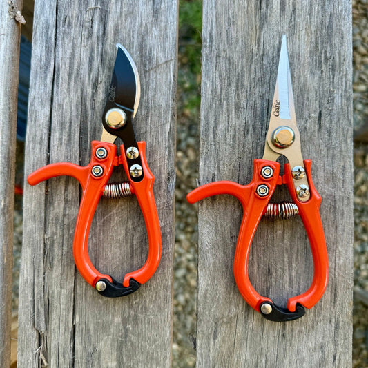 Mini hand pruner gift set by The Celtic Farm featuring ergonomic pruning tools for gardening and plant trimming.