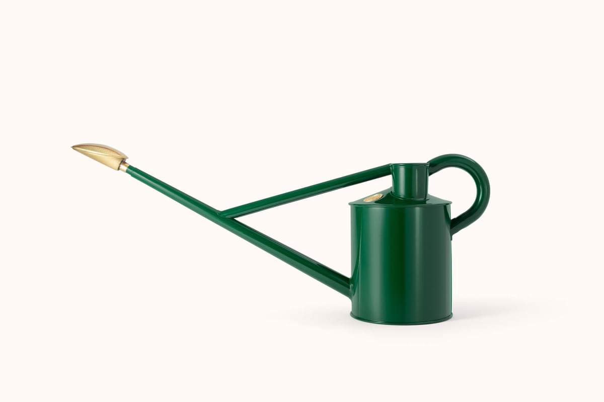 Green Haws Warley Fall watering can by The Celtic Farm, 2-gallon capacity, with a classic design for garden watering.