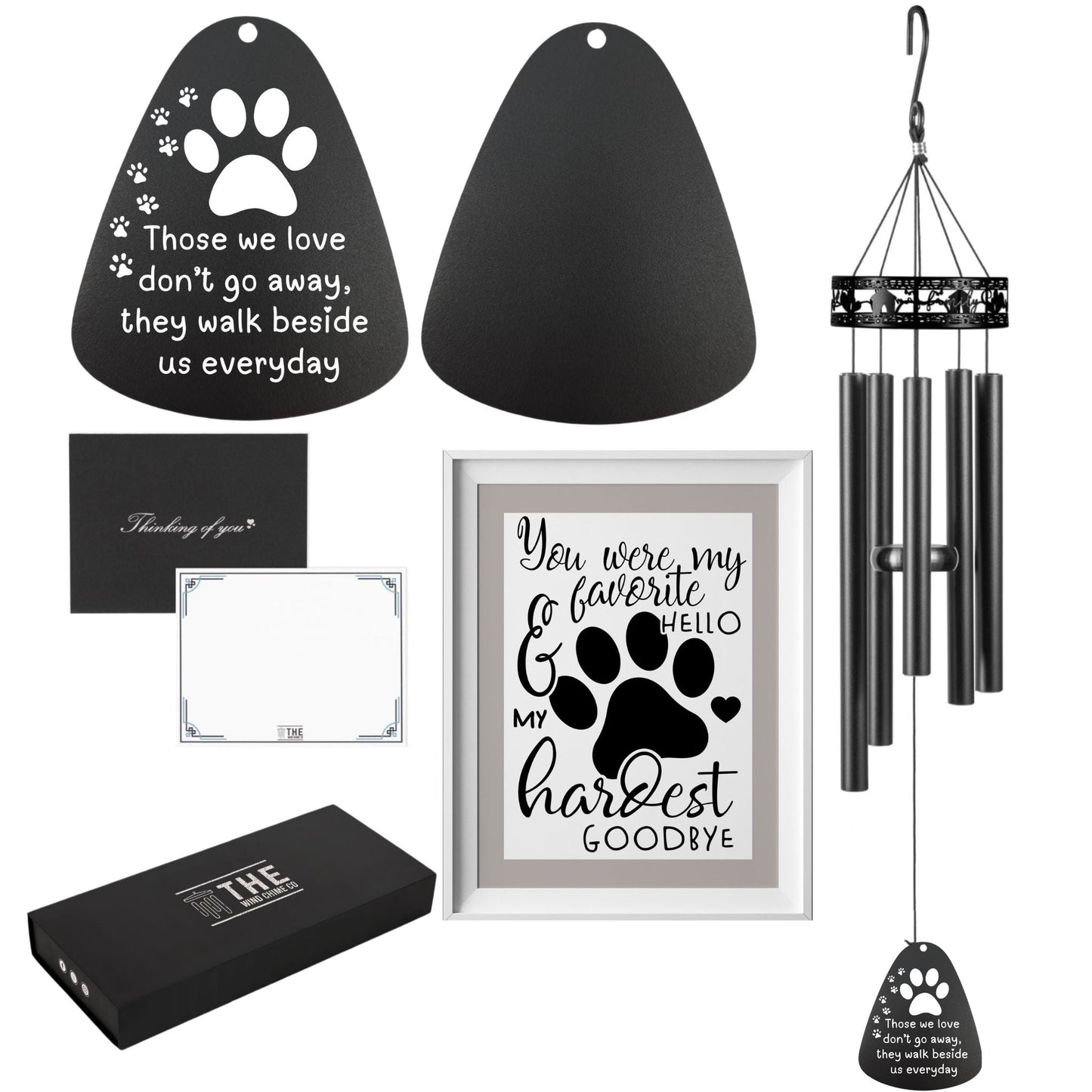 34-inch Serenity Family-Love Memorial Wind Chimes by The Wind Chime Co, featuring metal tubes and a heartfelt family-love design.