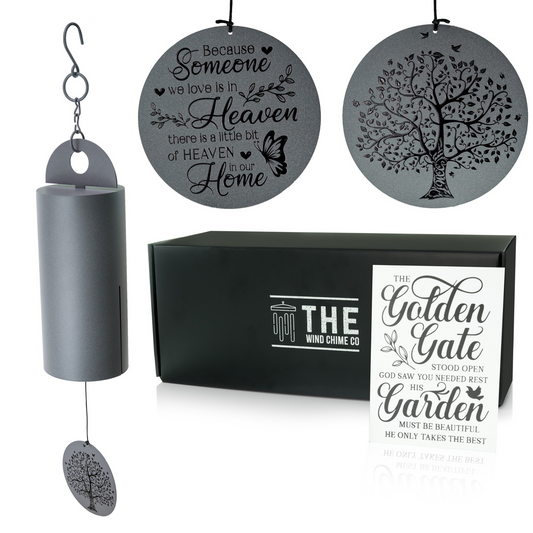 36-inch XL Serenity Memorial Wind Bell by The Wind Chime Co, featuring a calming design for reflection and special occasions.