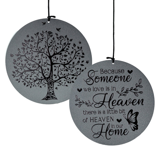 36-inch XL Serenity Memorial Wind Bell from The Wind Chime Co, featuring elegant design for reflective garden decor.