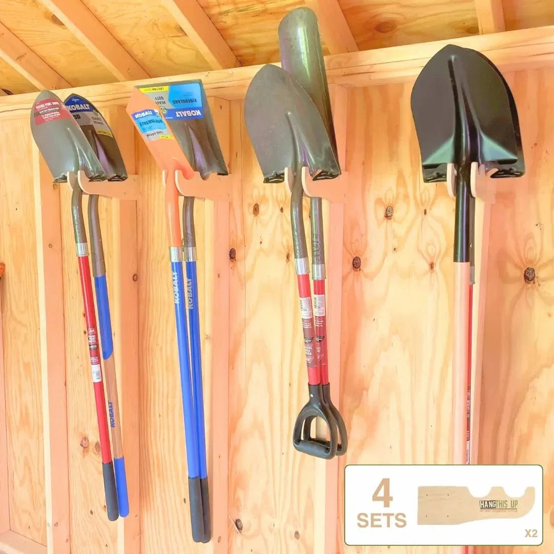 Ultimate Shed Organization Kit – Yard & Garden Tool Rack