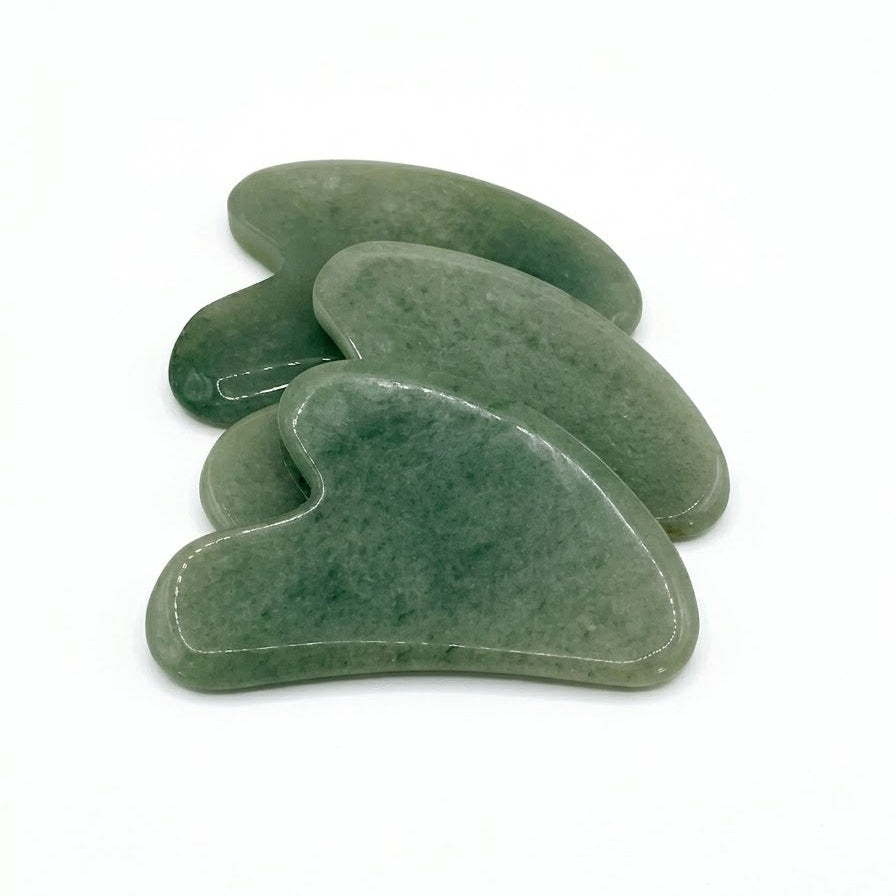 Green Jade Gua Sha Facial Massaging Stone