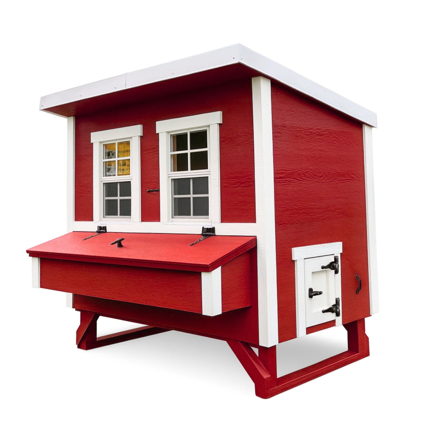OverEZ Large Chicken Coop designed for up to 15 chickens, featuring spacious outdoor enclosure and sturdy construction.