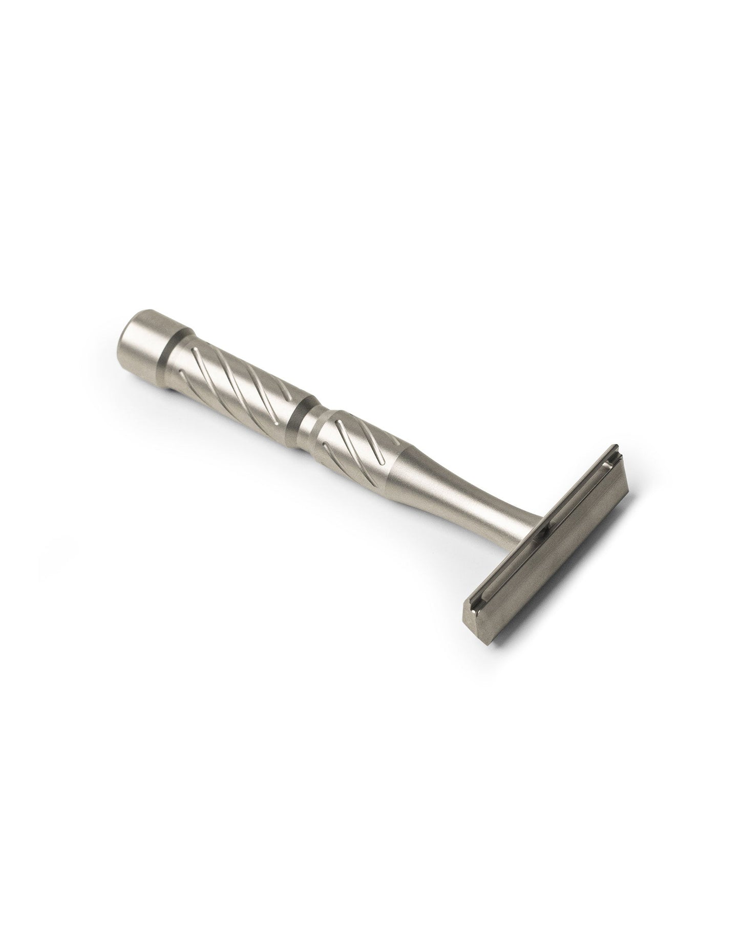 Blackland Razors Vector safety razor with a sleek, matte finish and textured handle for a firm grip.