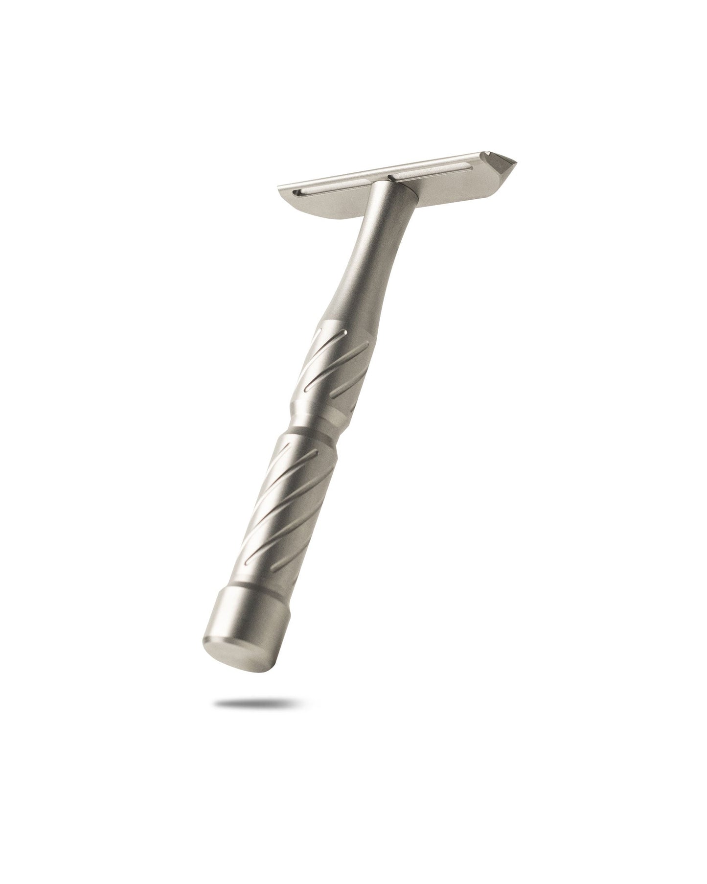 Blackland Razors Vector safety razor with a sleek, matte finish, featuring a textured handle for a secure grip.