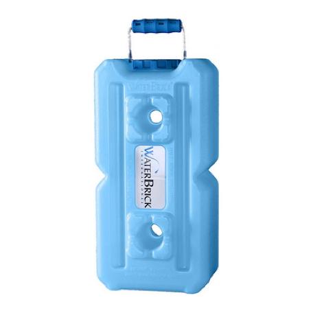 Heaven's Harvest WaterBrick, durable plastic container for water storage, featuring a secure lid and built-in handle.