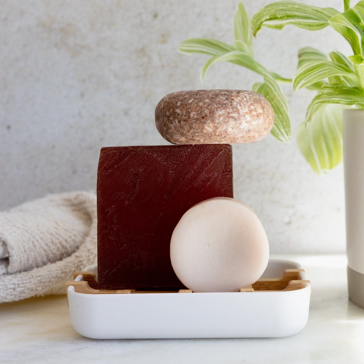 Zero Waste Glycerin Soap Bar by Suds & Eco, 4.5oz, featuring a sunny yellow design and natural bar soap texture.