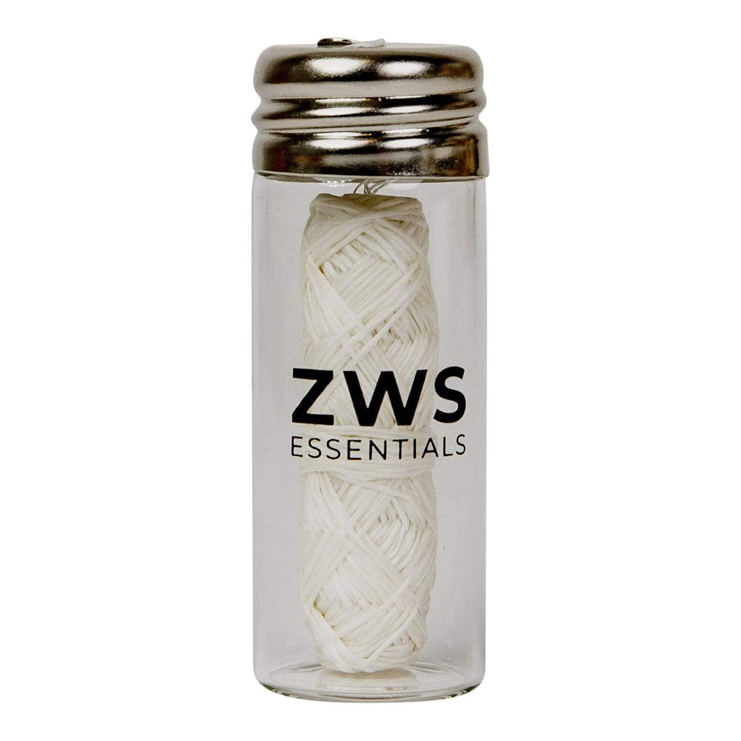 Silk Floss by ZeroWasteStore.com, biodegradable 30m dental floss in a refillable container, eco-friendly zero waste dental hygiene.
