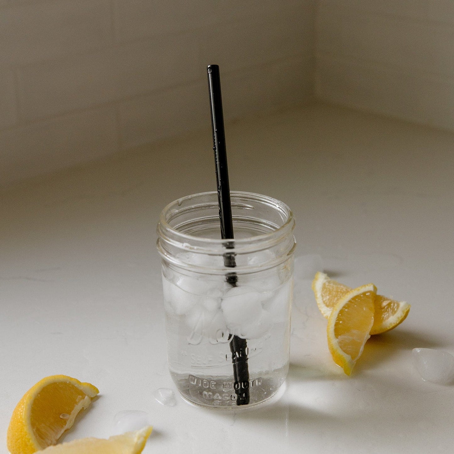 Stainless steel drinking straw in straight, bent, and boba styles, reusable eco-friendly straws from ZeroWasteStore.com