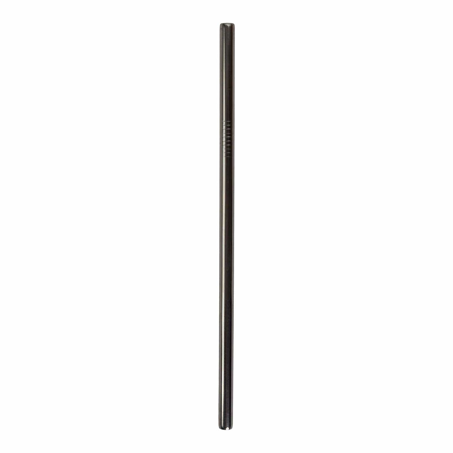 Stainless steel drinking straw in straight, bent, or boba style with a polished finish, designed for reusable eco-friendly use.