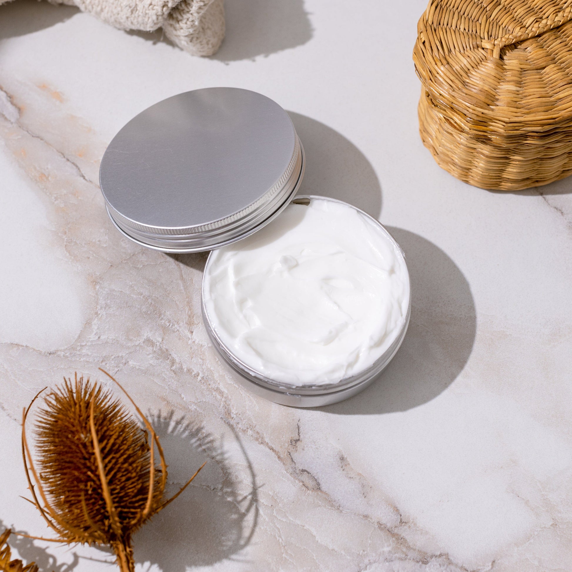 Zero Waste Store deep nourishing body butter and shampoo bar in sunshine scent, 4oz, moisturizing lotion and hair care product