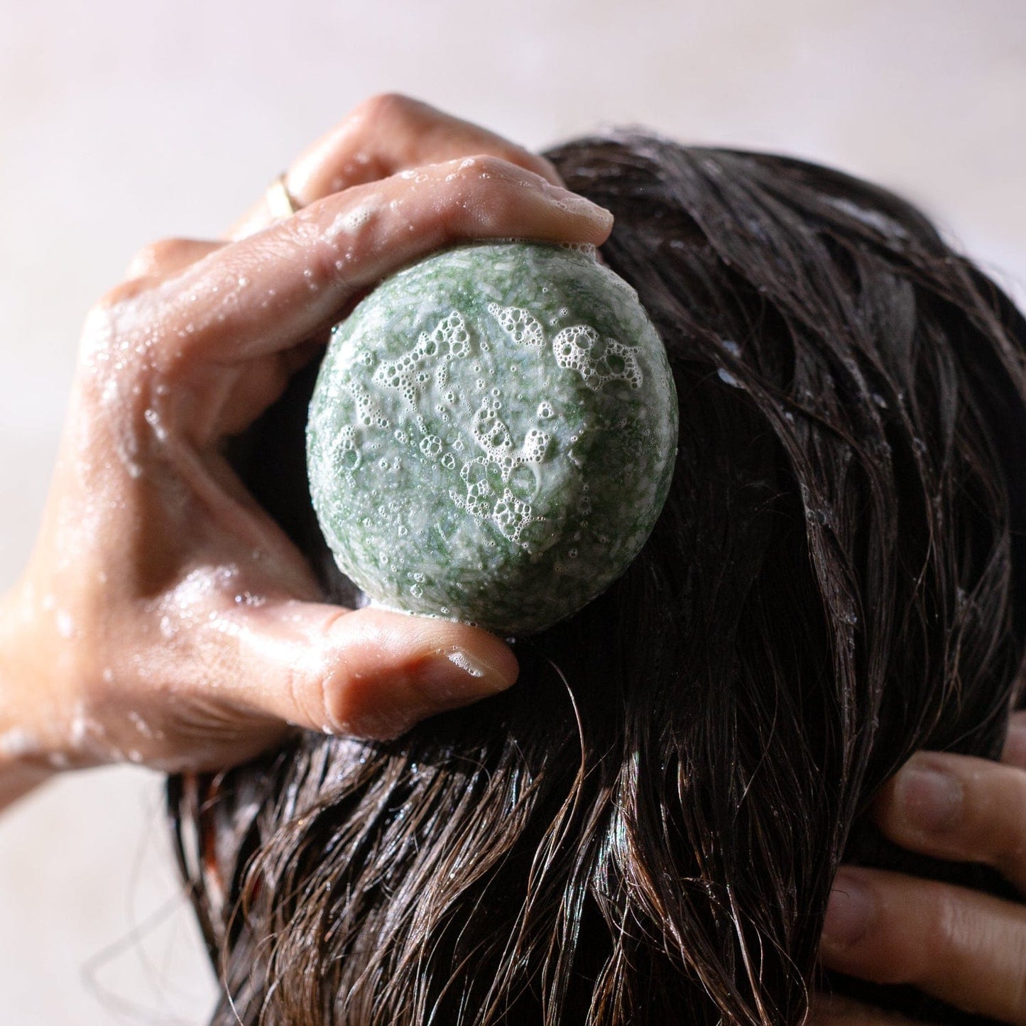 Bloom Castor Oil Shampoo Bar by ZeroWasteStore.com, natural hair growth and scalp revival shampoo bar with castor oil.